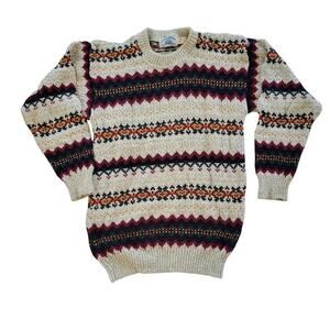 Hampton Bay Trading Co Knitted Sweater Made in USA RN 32952‎ Mens Sz M